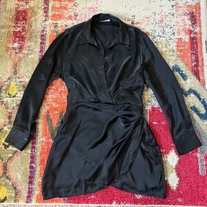 Zara Black Asymmetrical Dress